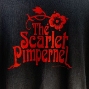 MARK 1997 THE SCARLET PIMPERNEL THEATRICAL PROMO T-SHIRT in BLACK, RED