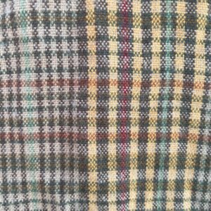 CLAYBROOKE CLASSIC 1990S SOFT ACRYLIC FLANNEL SHIRT in OLIVE, MUSTARD