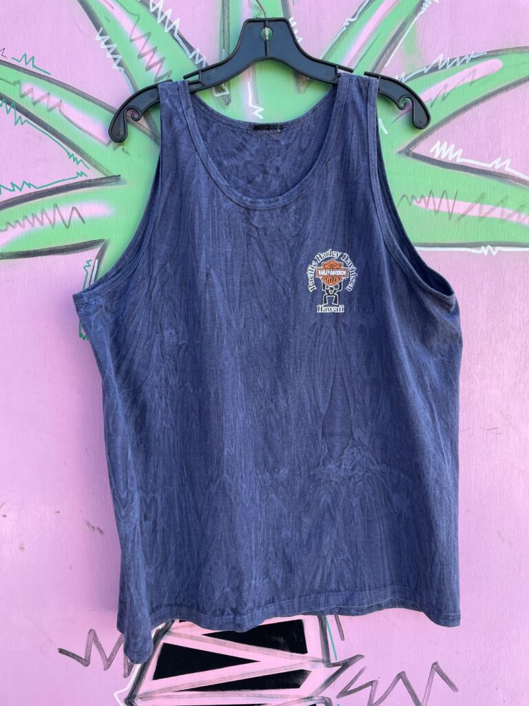 1998 MARBLE WASH OVERSIZED PACIFIC HARLEY DAVIDSON HAWAII TANK TOP