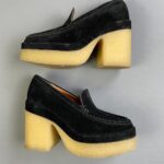 *AS-IS* ADORBS!!! SUEDE PLATFORM GUM SOLE OXFORDS