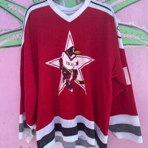 RUSSIAN RED PENGUINS UCKA IHL HOCKEY JERSEY #10 in RED, WHITE