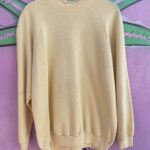 *AS-IS* BUTTER YELLOW RAGLAN CREWNECK SWEATSHIRT