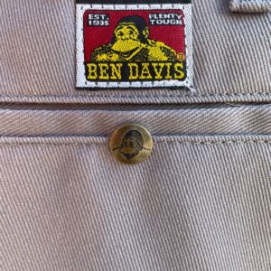 BEN DAVIS EARLY Y2K DEADSTOCK MADE IN MEXICO BEN DAVIS WORKWEAR PANTS in GREY