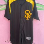 COOL! ORNATE LETTERING EMBROIDERED SF BASEBALL JERSEY #13