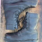 BATES DURASHOCKS MILITARY COMBAT BOOTS STEEL TOE BLACK LEATHER