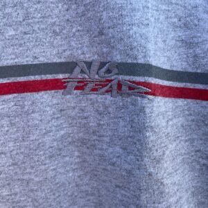 NO FEAR EMBROIDERED NO FEAR STRIPED T-SHIRT in GRAY