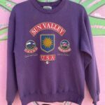 AS-IS SUN VALLEY IDAHO BALDY MOUNTAIN GRAPHIC SWEATSHIRT