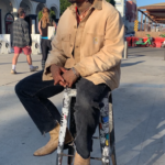 PERFECTLY THRASHED CARHARTT CHORE JACKET W/ RED INNER LINING