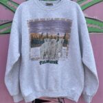 AS-IS POLAR BEARS IN NATURE FIELDMASTER GRAPHIC SWEATSHIRT