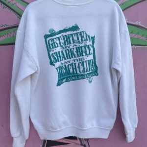 THE BEACH CLUB AT PIER 42 PHILADELPHIA PULLOVER SWEATSHIRT in WHITE