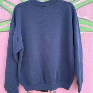 MICKEY & CO EMBROIDERED DISNEY GOOFY PULLOVER SWEATSHIRT in BLUE