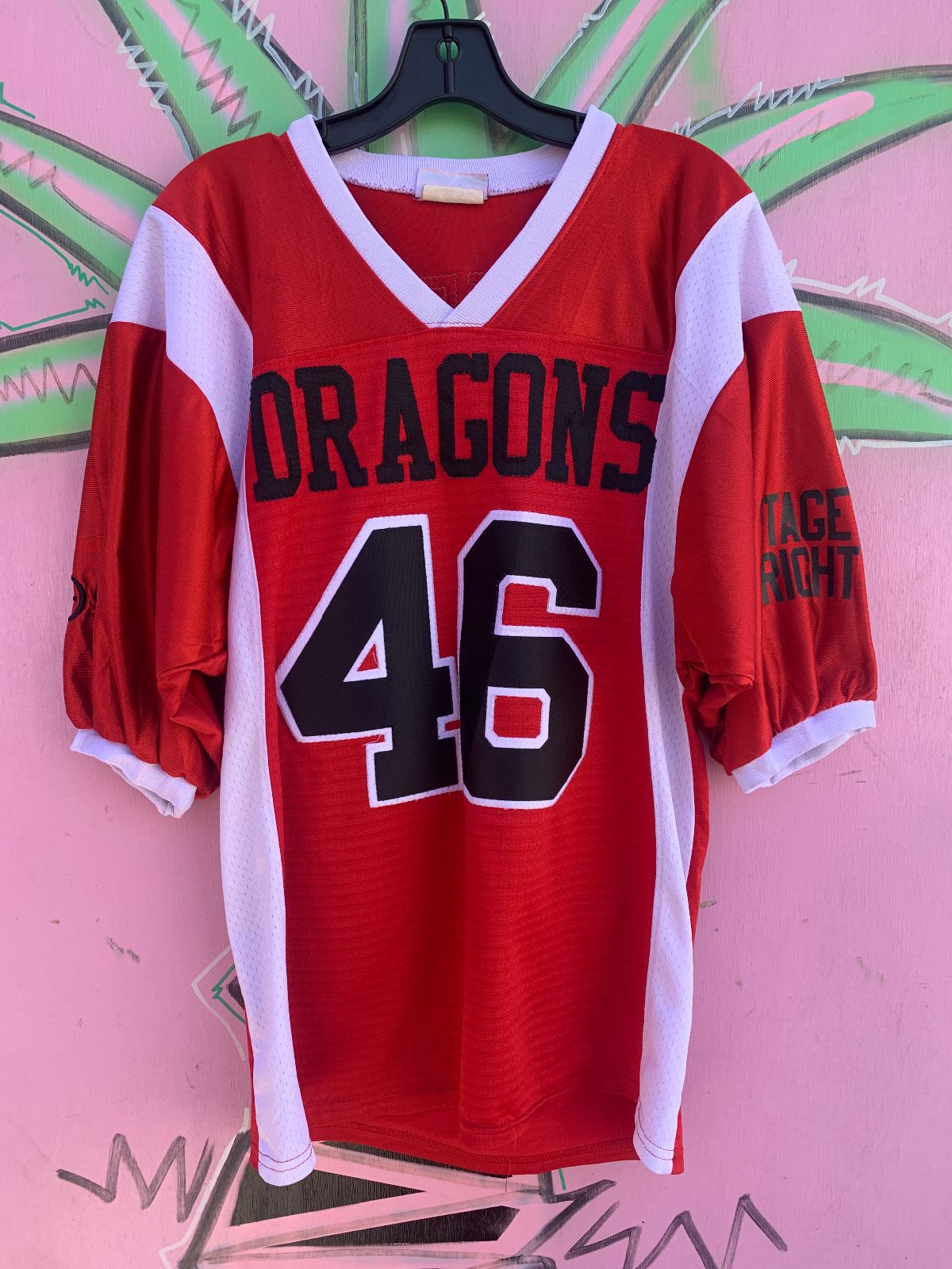 TEAMWORK DRAGONS #46 ANDERSEN FOOTBALL JERSEY in RED, WHITE