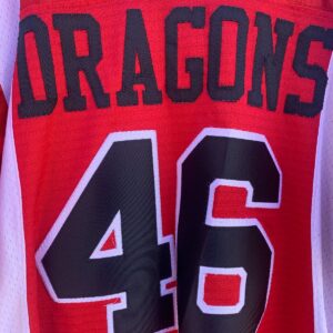 TEAMWORK DRAGONS #46 ANDERSEN FOOTBALL JERSEY in RED, WHITE
