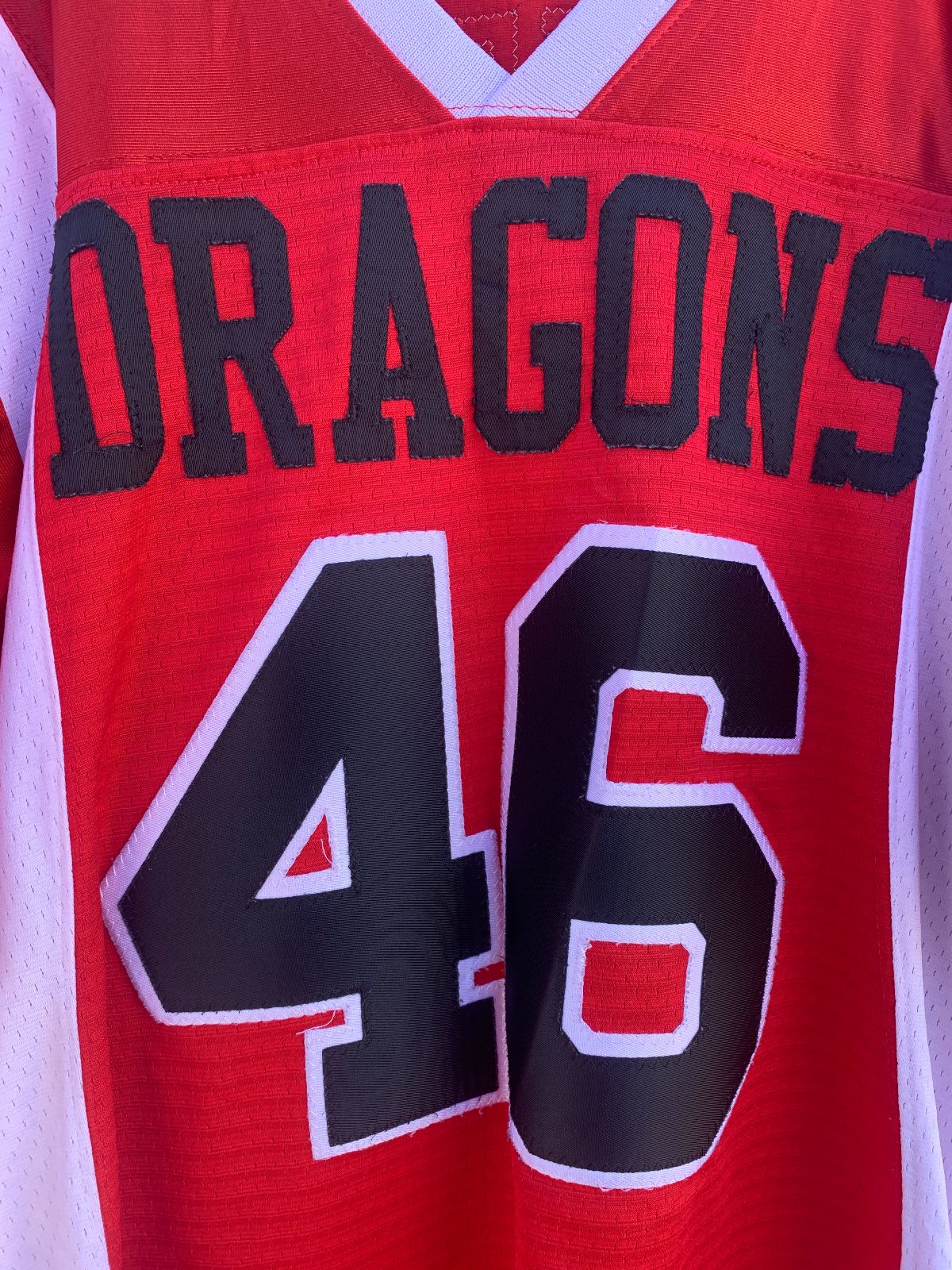 TEAMWORK DRAGONS #46 ANDERSEN FOOTBALL JERSEY in RED, WHITE