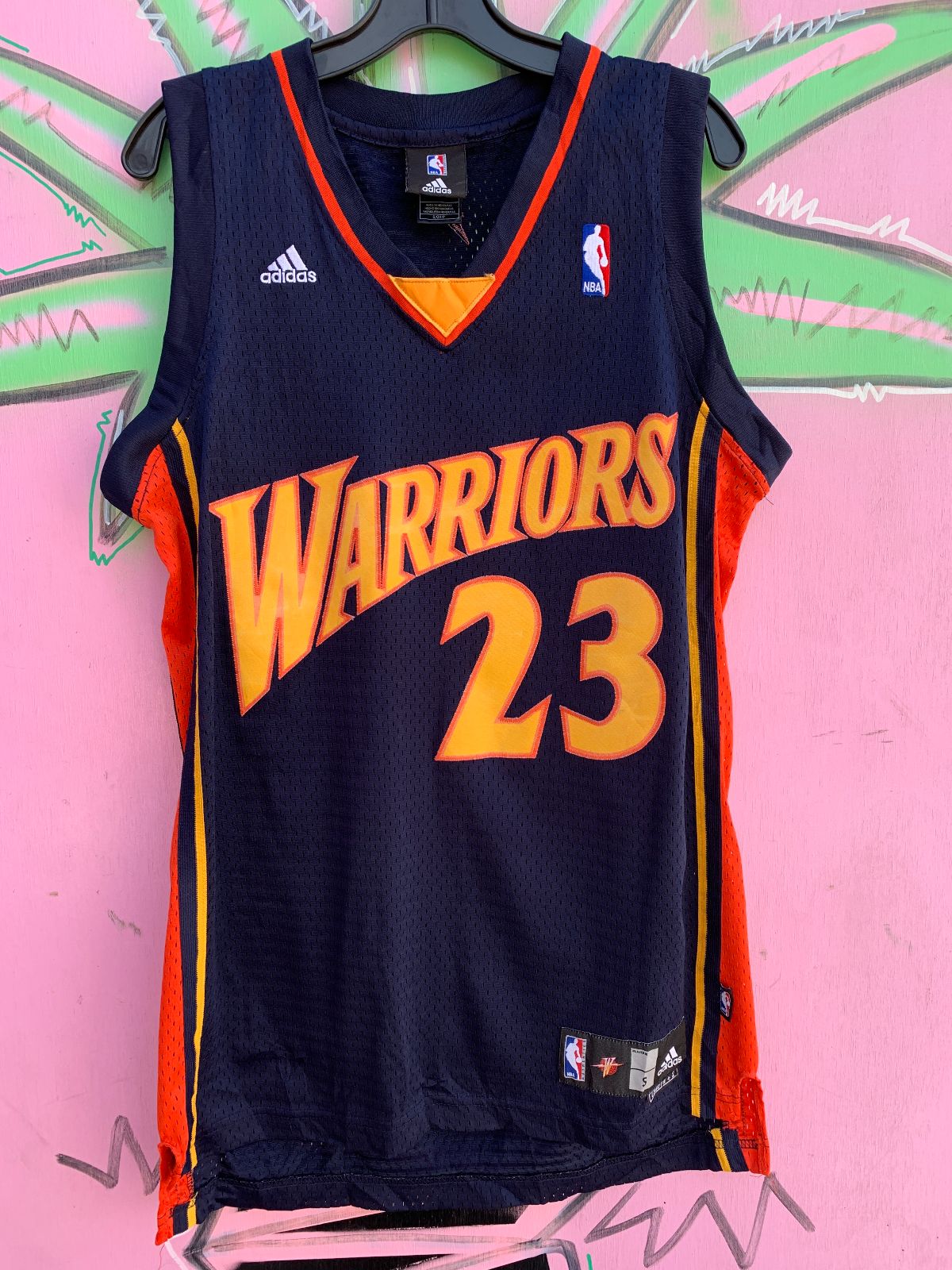 ADIDAS NBA GOLDEN STATE WARRIORS #23 RICHARDSON BASKETBALL JERSEY in BLUE, YELLOW, ORANGE