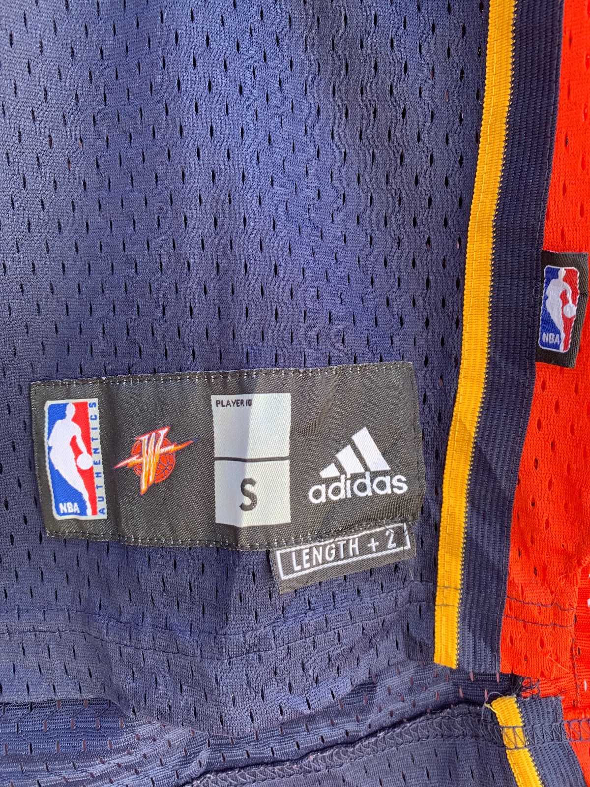 ADIDAS NBA GOLDEN STATE WARRIORS #23 RICHARDSON BASKETBALL JERSEY in BLUE, YELLOW, ORANGE