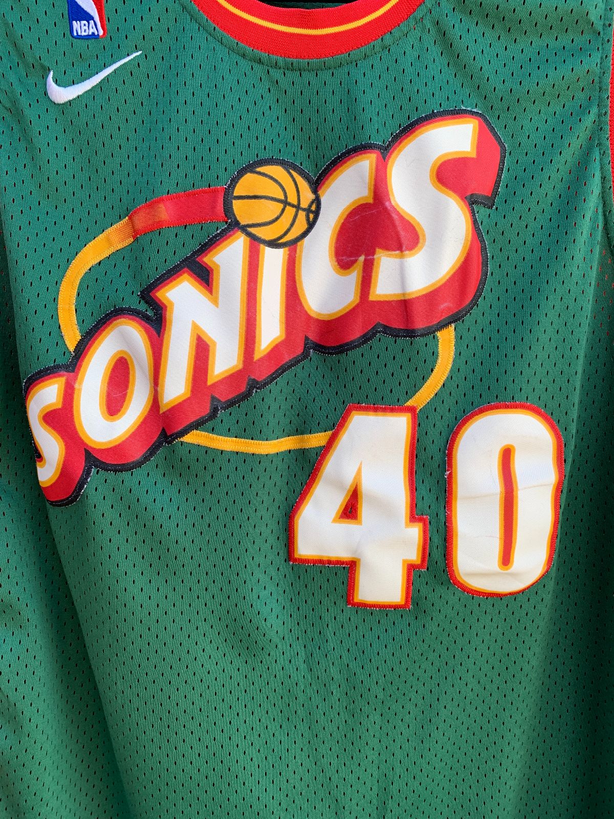 NIKE NBA SEATTLE SONICS #40 KEMP BASKETBALL JERSEY in GREEN
