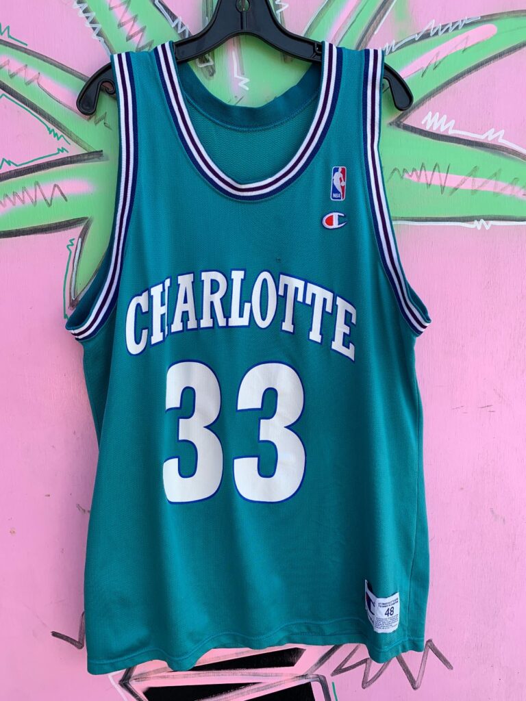 NBA CHARLOTTE HORNETS #33 MOURNING BASKETBALL JERSEY