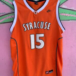 NIKE NCAA SYRACUSE #15 ANTHONY EMBROIDERED BASKETBALL JERSEY in ORANGE