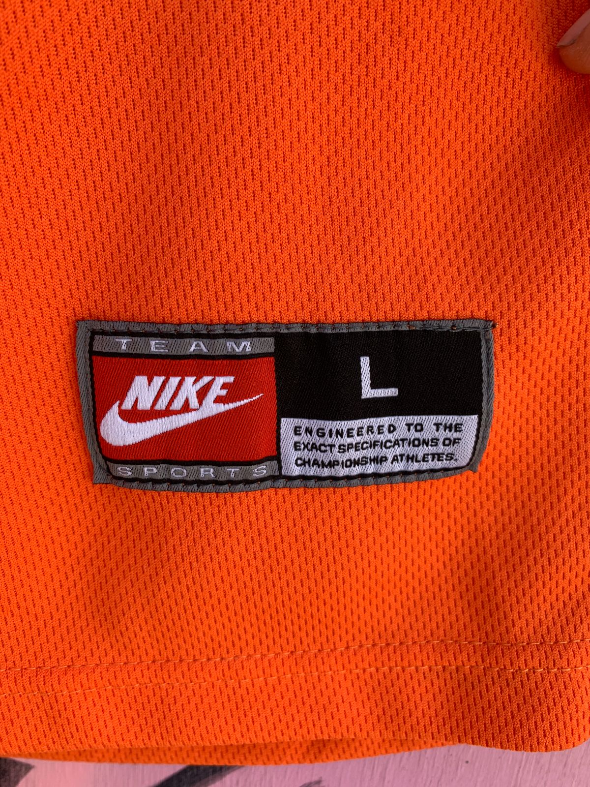 NIKE NCAA SYRACUSE #15 ANTHONY EMBROIDERED BASKETBALL JERSEY in ORANGE