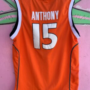 NIKE NCAA SYRACUSE #15 ANTHONY EMBROIDERED BASKETBALL JERSEY in ORANGE