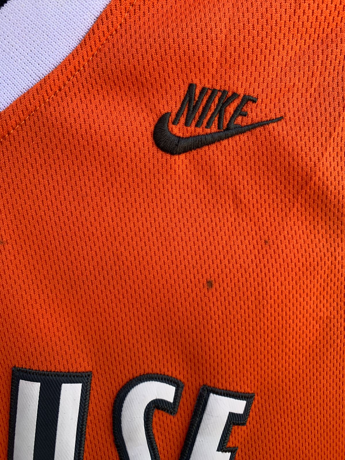 NIKE NCAA SYRACUSE #15 ANTHONY EMBROIDERED BASKETBALL JERSEY in ORANGE
