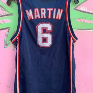 NIKE NBA NEW JERSEY NETS #6 MARTIN BASKETBALL JERSEY in BLUE