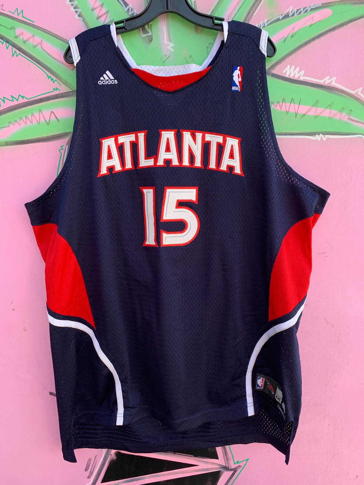 ADIDAS NBA ATLANTA HAWKS #15 HORFORD BASKETBALL JERSEY in BLUE, RED