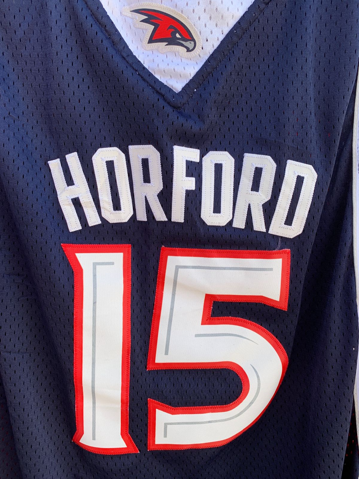 ADIDAS NBA ATLANTA HAWKS #15 HORFORD BASKETBALL JERSEY in BLUE, RED
