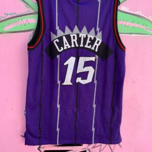 NIKE NBA TORONTO RAPTORS #15 CARTER EMBROIDERED BASKETBALL JERSEY in PURPLE