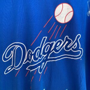 SALEM 1990S LA DODGERS OVERSIZED BOXY SINGLE STITCH T-SHIRT in BLUE