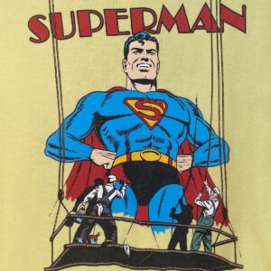 HANES SUPERMAN DC COMIC GRAPHIC T-SHIRT in YELLOW