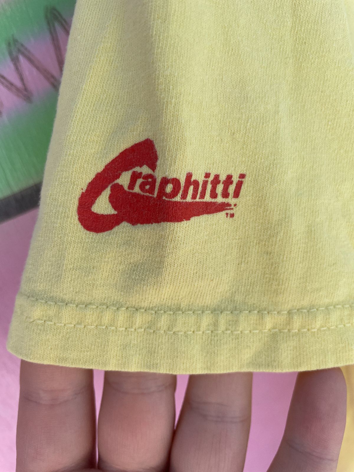 HANES SUPERMAN DC COMIC GRAPHIC T-SHIRT in YELLOW