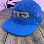 GRO SATELLITES METALIC EMBROIDERED CORDUROY TRUCKER SNAPBACK HAT