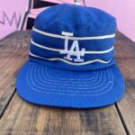 DISTRESSED MLB LOS ANGELES DODGERS PILL BOX HAT
