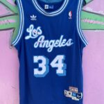 AS-IS NBA LOS ANGELES LAKERS #34 ONEIL BASKETBALL JERSEY