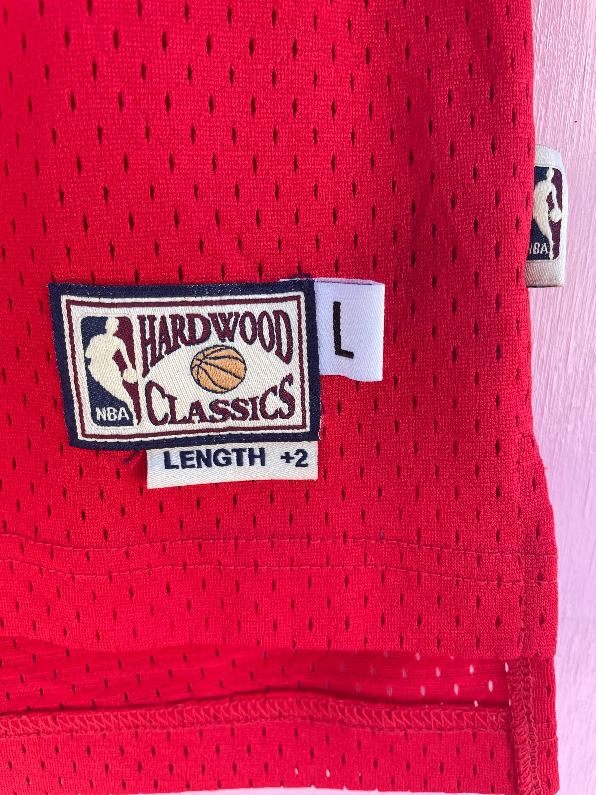 HARDWOOD CLASSICS NBA PHILADELPHIA 76ERS #6 ERVING BASKETBALL JERSEY in RED