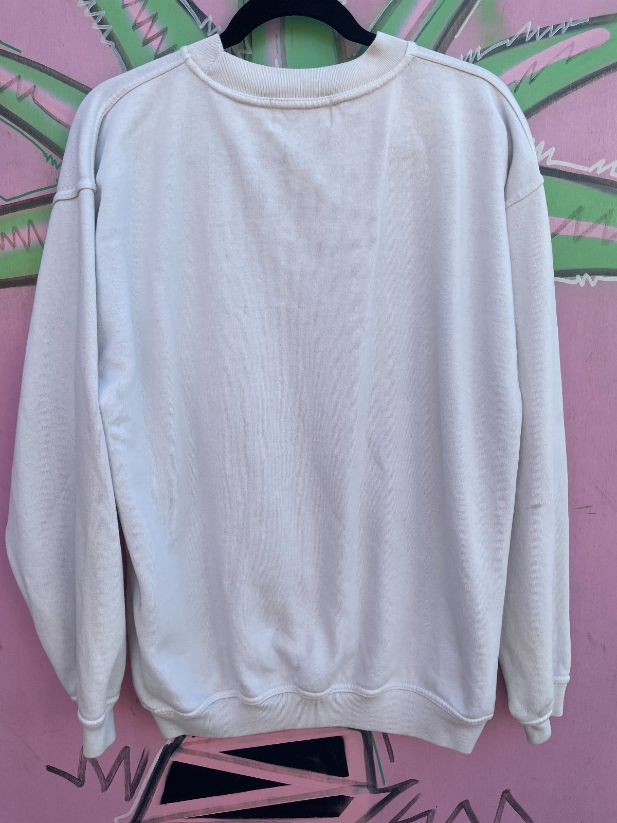 *AS-IS* AMSTERDAM CREWNECK SWEATSHIRT in WHITE