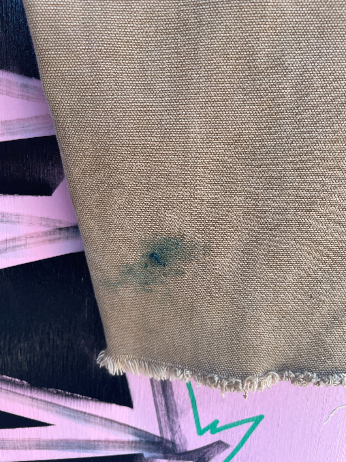 CARHARTT *AS-IS* NICE! HEAVY CANVAS WORKWEAR PANTS in TAN