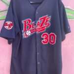 BLAZE BASEBALL #30 BUTTON UP EMBROID