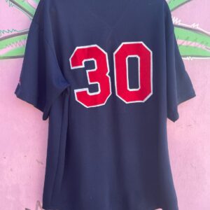 BLAZE BASEBALL #30 BUTTON UP EMBROID in BLUE, RED