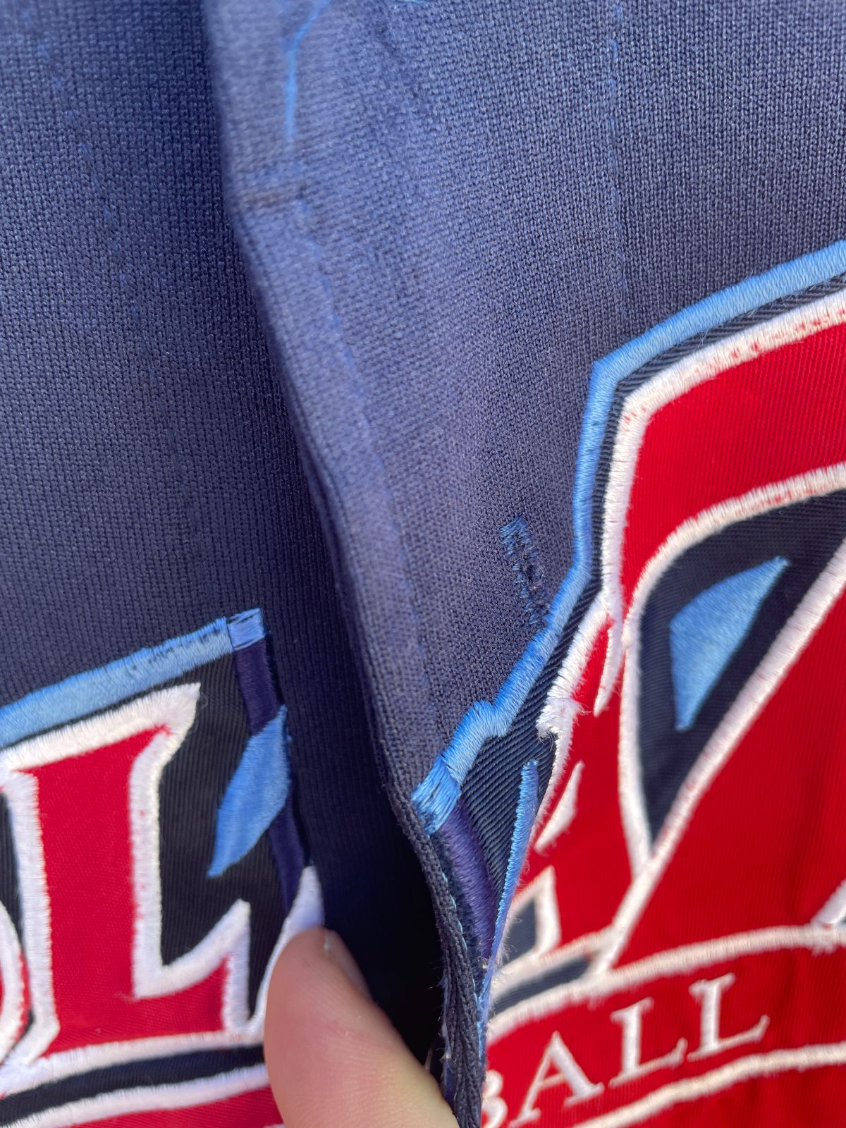 BLAZE BASEBALL #30 BUTTON UP EMBROID in BLUE, RED