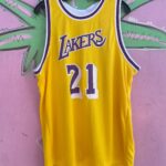 CLASSIC LOS ANGELES LAKERS BASKETBALL JERSEY #21 COOPER