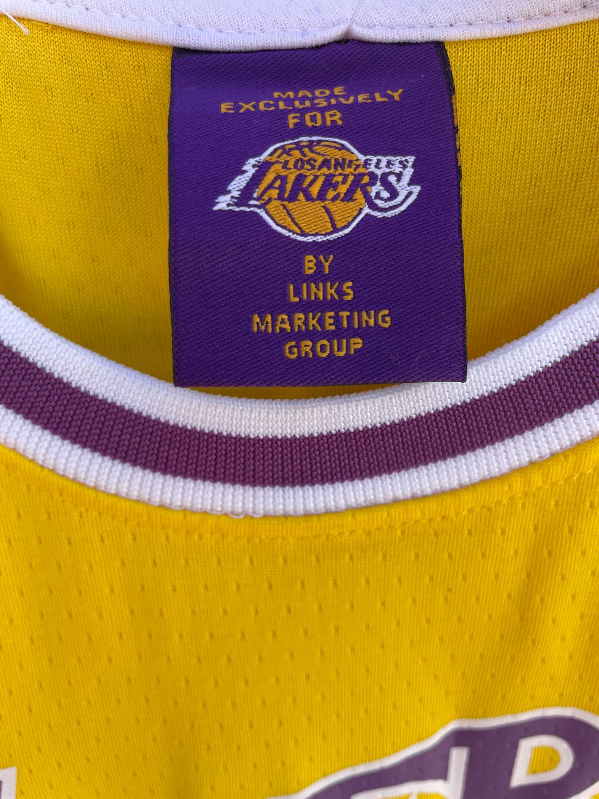 CLASSIC LOS ANGELES LAKERS BASKETBALL JERSEY #21 COOPER in YELLOW, PURPLE