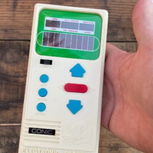 CONIC 80S CONIC HANDHELD ELECTRONIC FOOTBALL GAME in CREAM