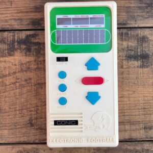 CONIC 80S CONIC HANDHELD ELECTRONIC FOOTBALL GAME in CREAM