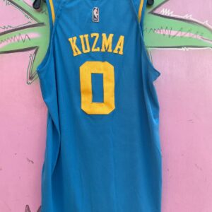NBA THROWBACK LOS ANGELES LAKERS MPLS #0 KUZMA BASKETBALL JERSEY in BABY BLUE
