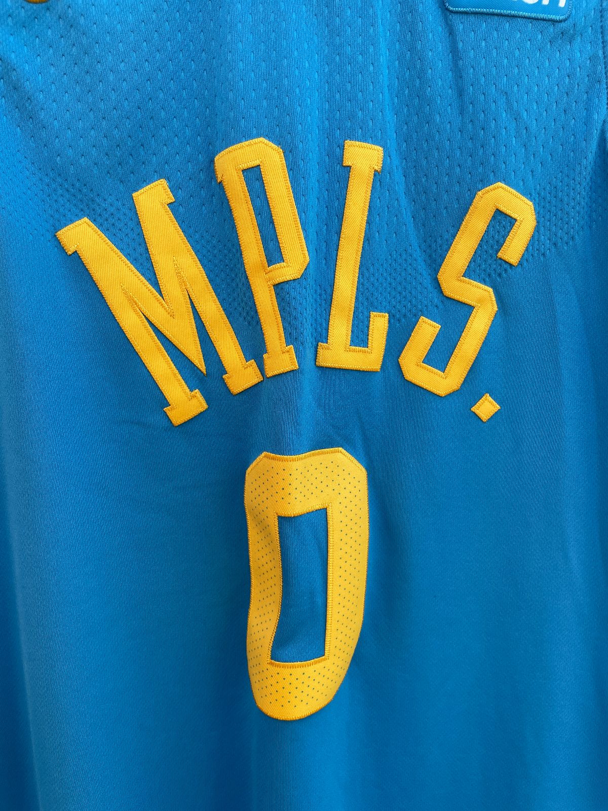 NBA THROWBACK LOS ANGELES LAKERS MPLS #0 KUZMA BASKETBALL JERSEY in BABY BLUE