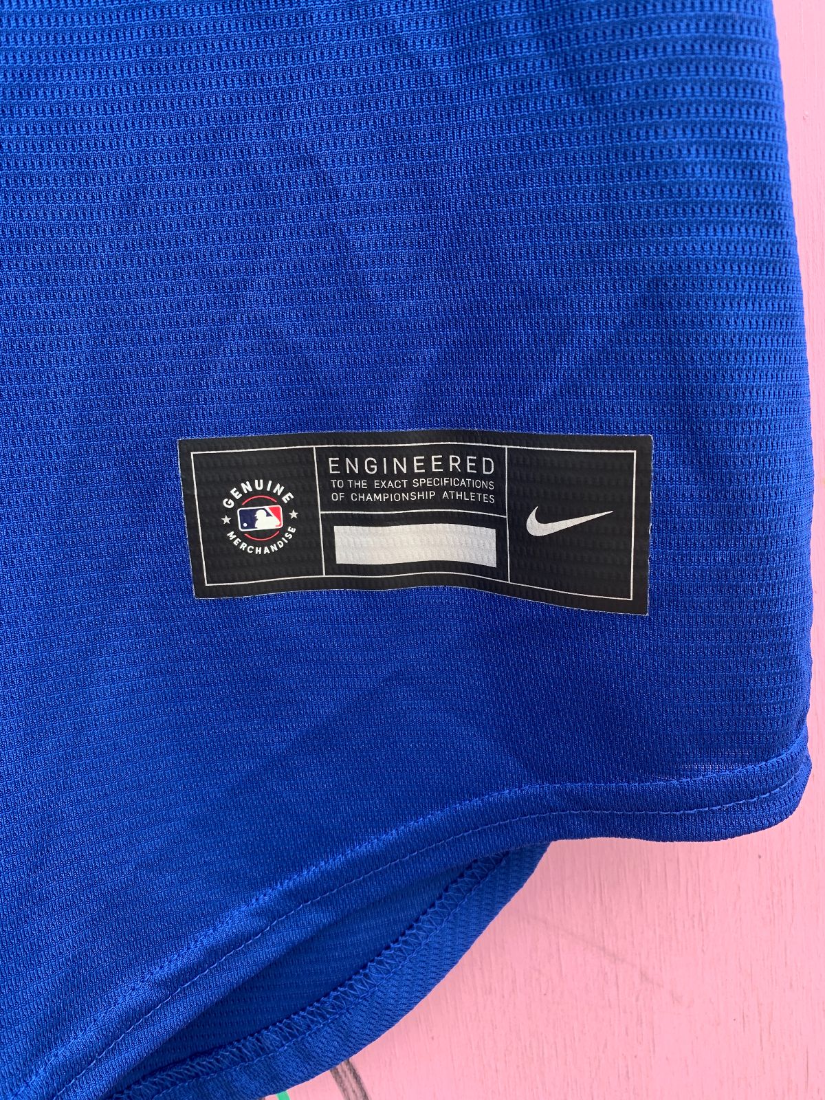 NIKE MLB LOS ANGELES DODGERS MOOKIE BETTS BUTTON UP BASEBALL JERSEY in BLUE