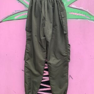 EPTM V CUT WAIST NYLON MESH LINED TAPERED CARGO PANTS